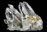 Quartz Crystals and Adularia - Hardangervidda, Norway #111427-1